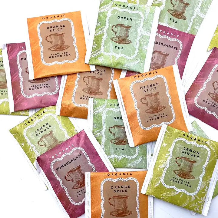 Vintage Teacups Tea Packet Assortment