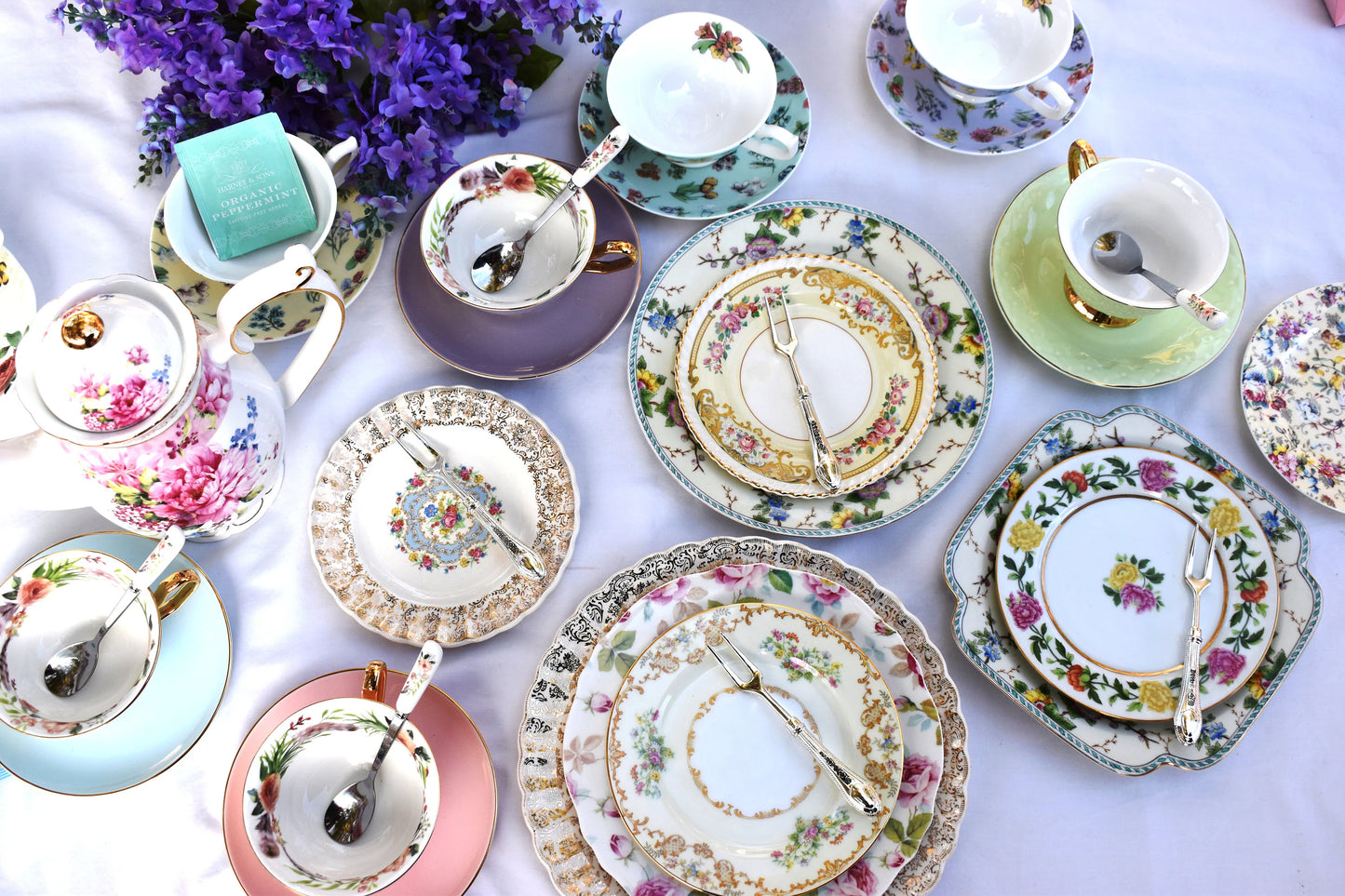 Mismatched Lunch or Dinner Plates