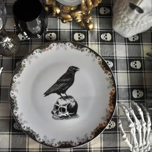 Black Crow Raven Plate
