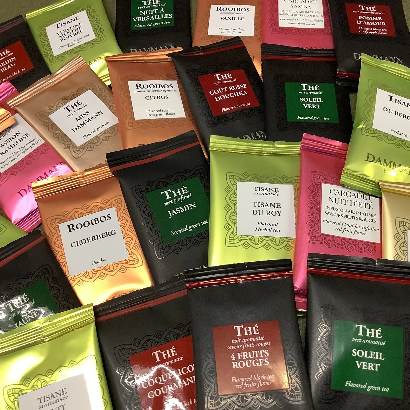 French Tea Packet Assortment