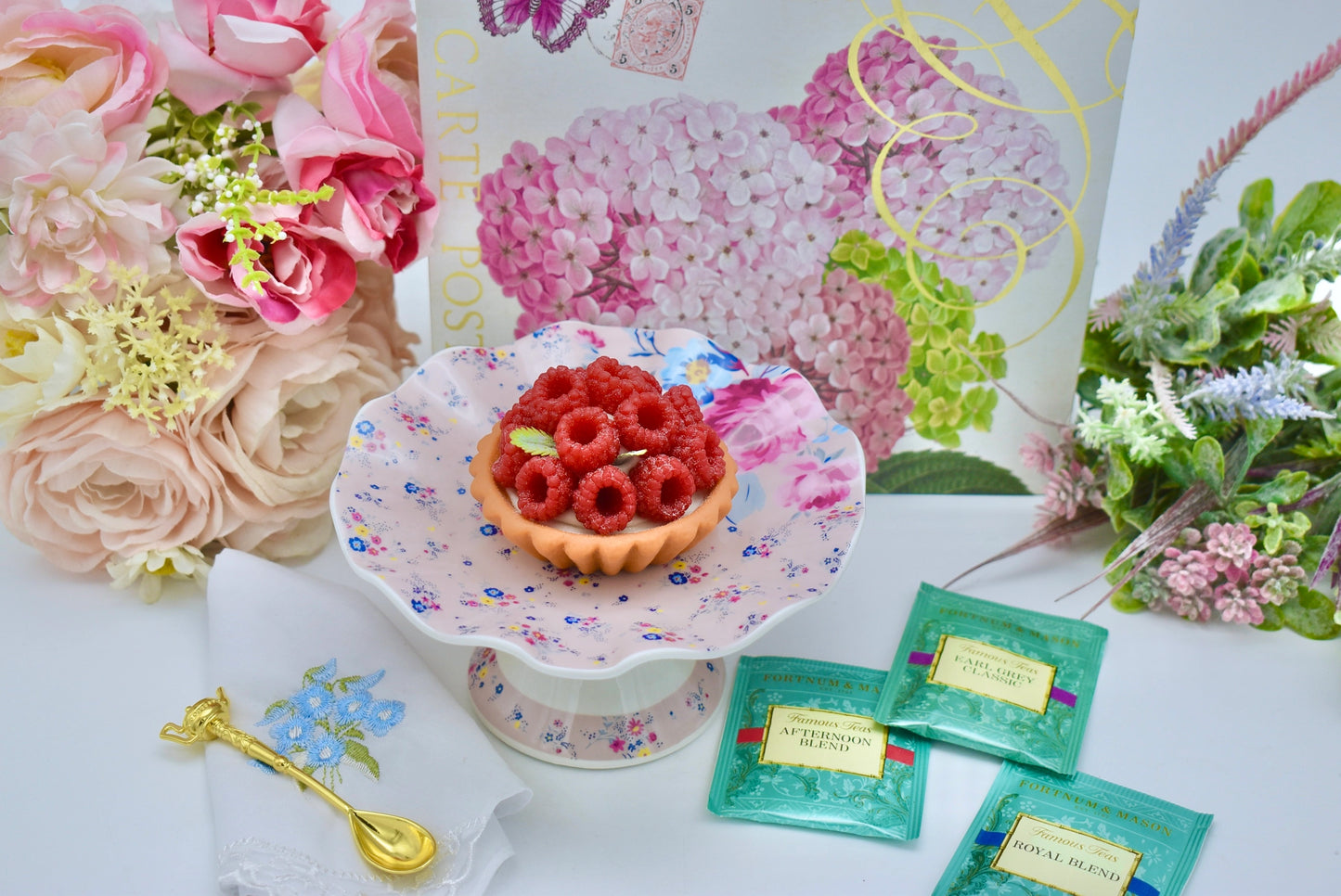 Pretty in Pink Pedestal Plate