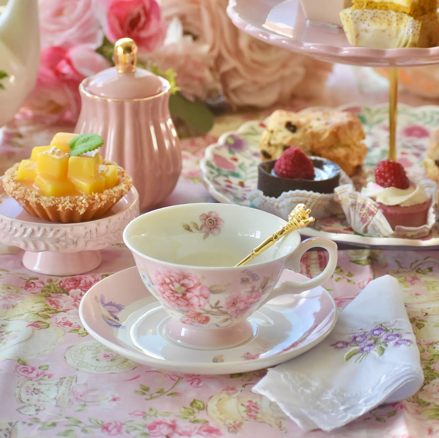 Paris Patisserie in Pink Teacup Gift Set