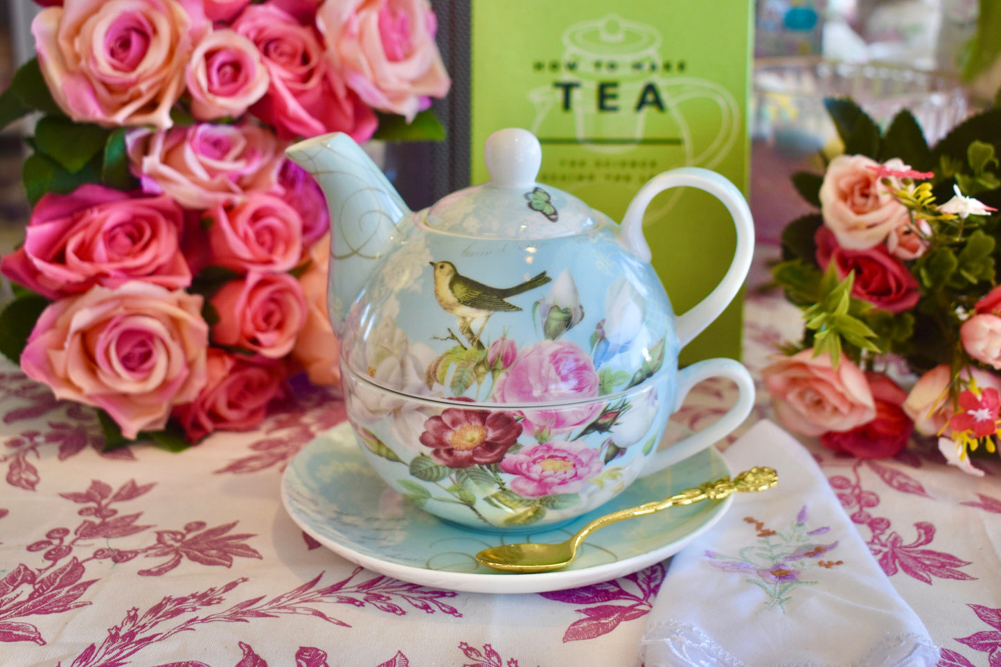 Blue Jay Tea for One Gift Set