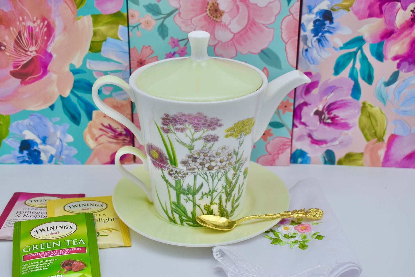 Wildflowers Tea for One Gift Set