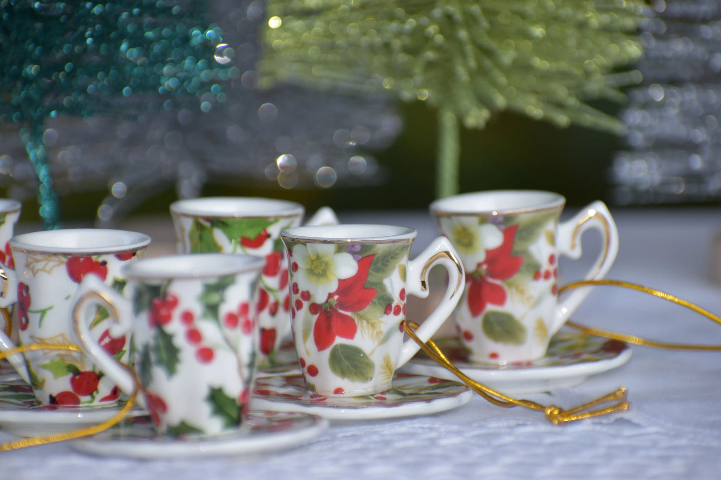 Tea Cup Ornament with Gift Box