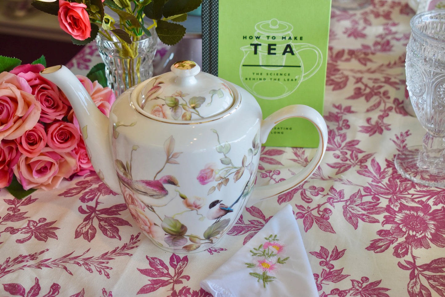 Magnolia Birds Teapot