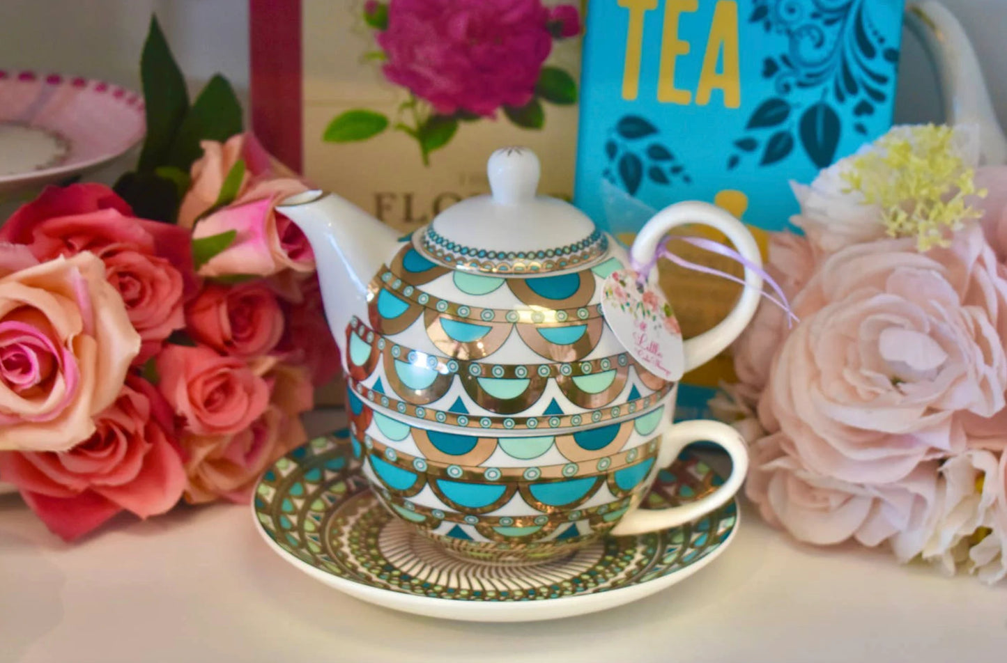 Emerald Tea for One Gift Set