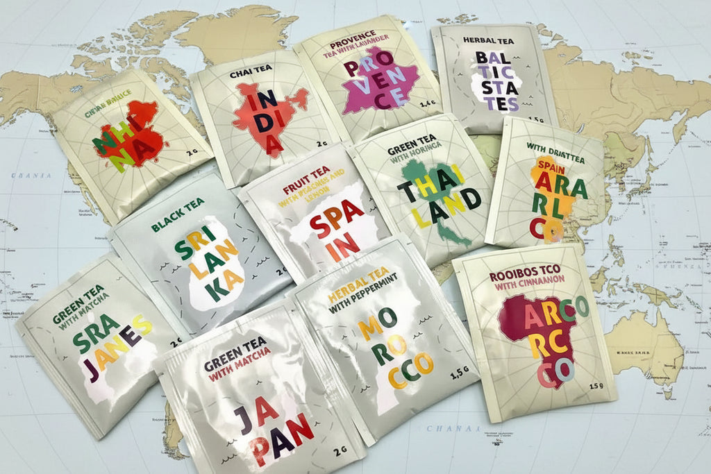 Around the World Tea Packet Assortment