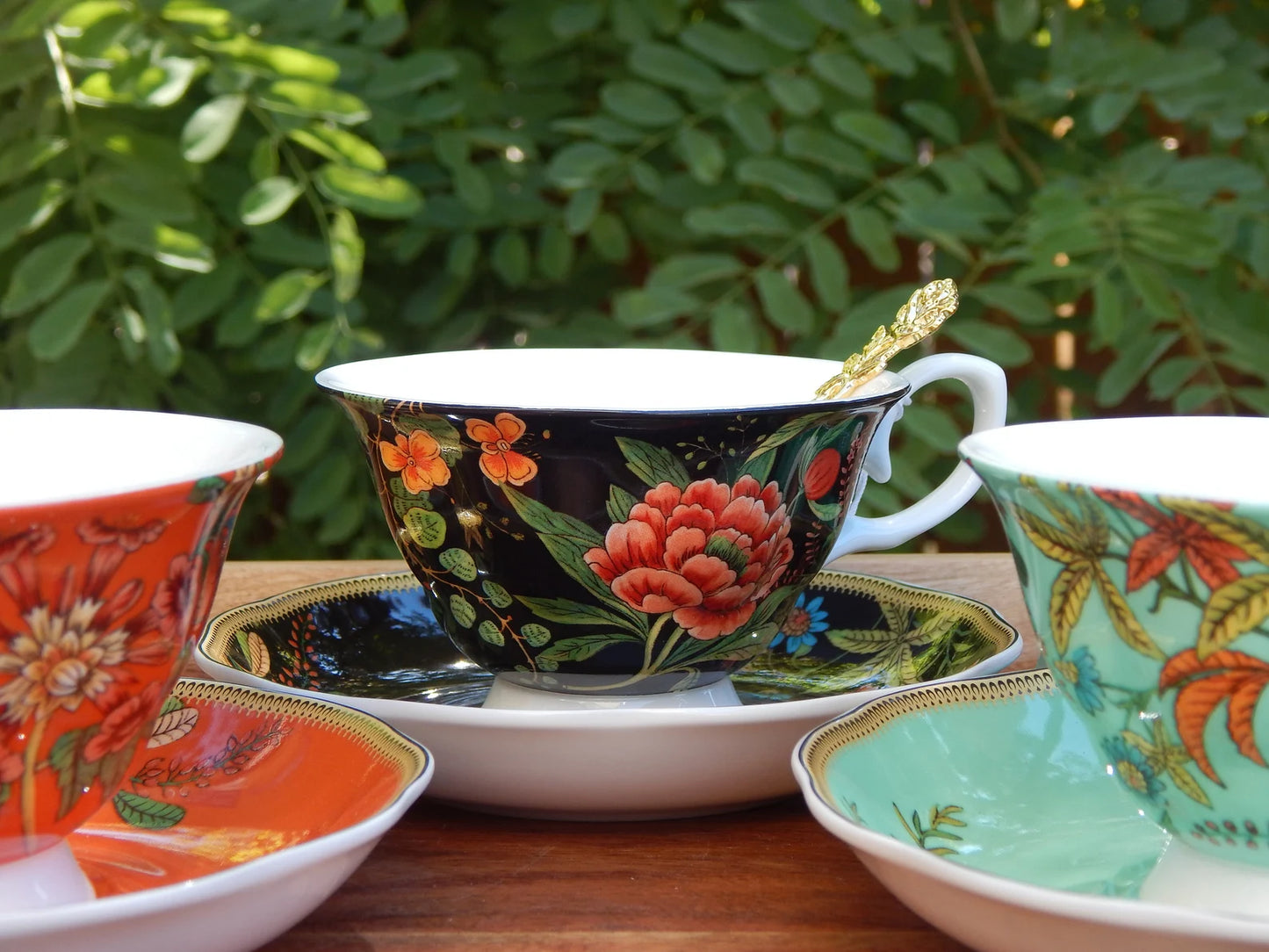 Mismatched Fiesta Teacups