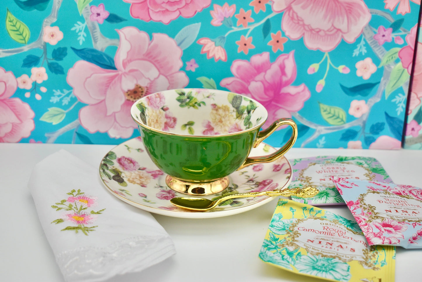 English Country Garden Teacup Gift Set