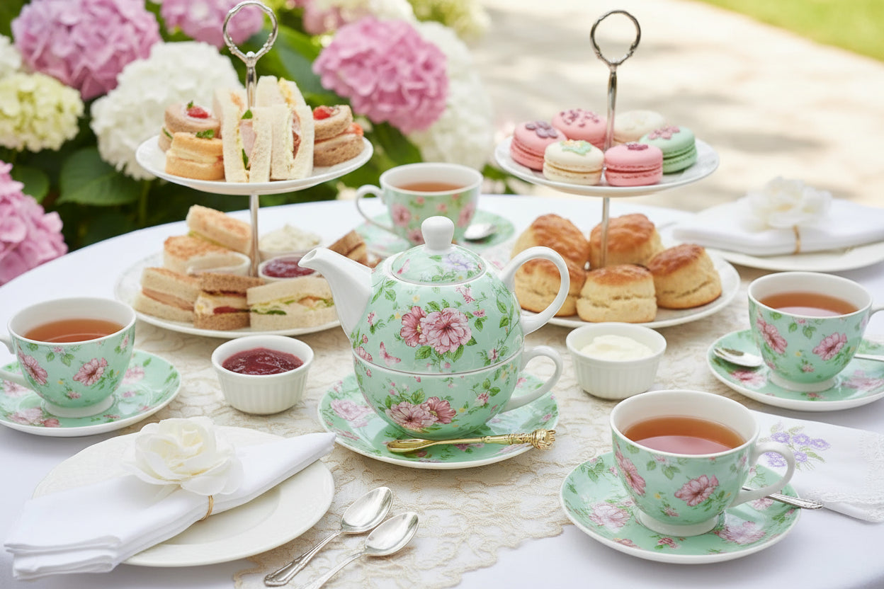 Chintz Mint Green Tea for One Gift Set