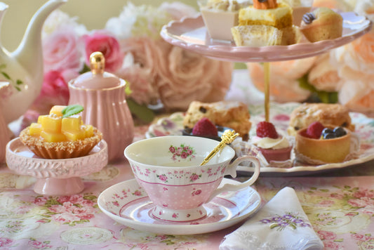 Candy Rose Pink Teacup Gift Set