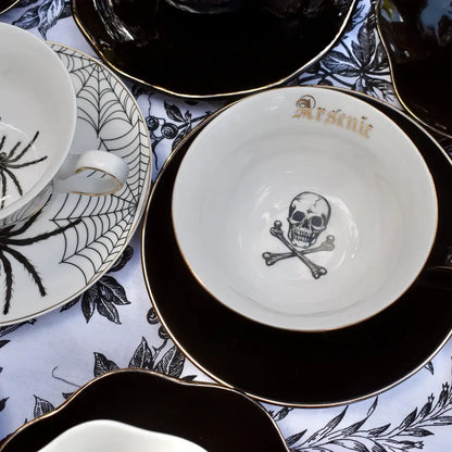Skull and Bones Arsenic Teacup Gift Set