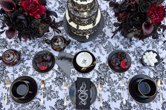 Skull and Bones Arsenic Teacup Gift Set