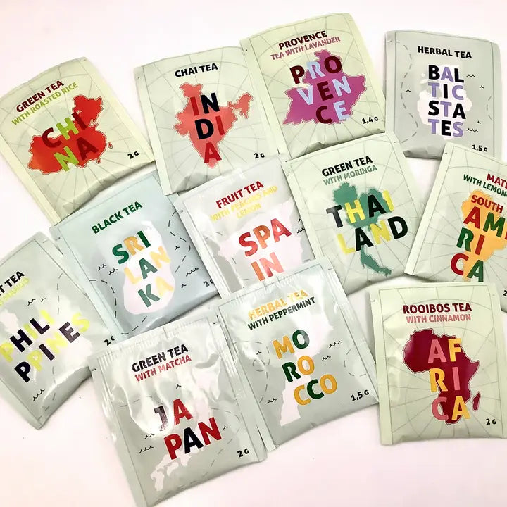 Around the World Tea Packet Assortment