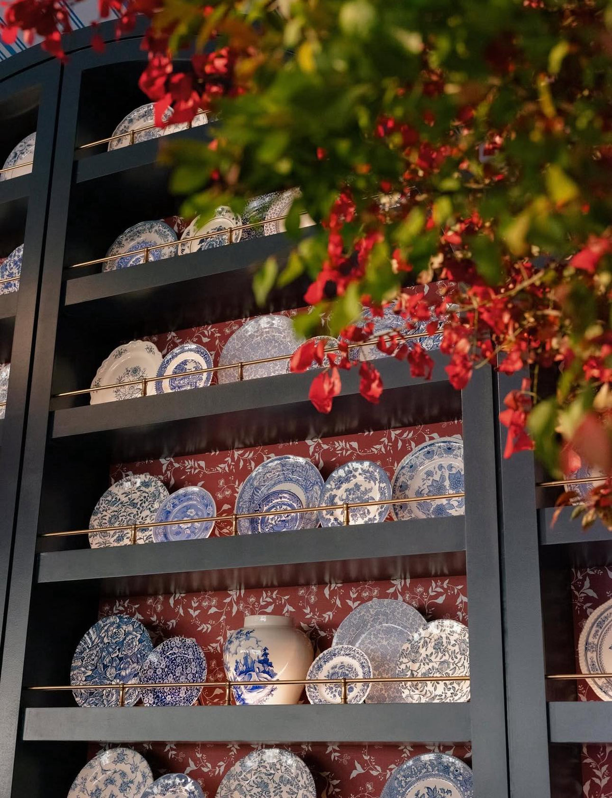 Mismatched Blue and White Plates