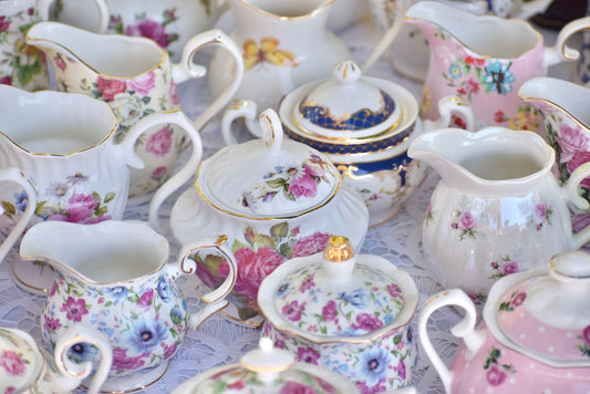 Mix and Match Sugar Bowl and Creamer Set