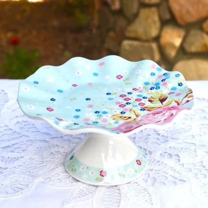 Bloom Pedestal Plate