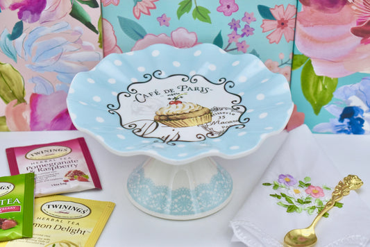Cafe de Paris Pedestal Plate