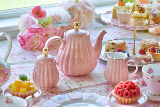 Timeless Beauty Blush Pink Teapot