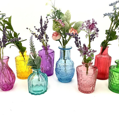 Assortment Apothecary Flower Vases