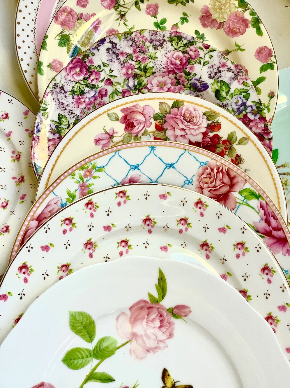 Mismatched Side or Salad Plates
