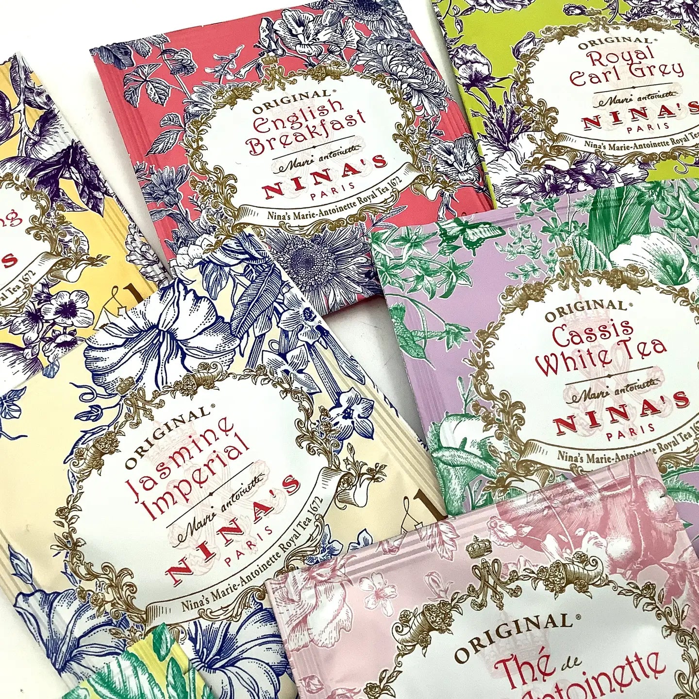 Marie Antoinette French Tea Packet Assortment