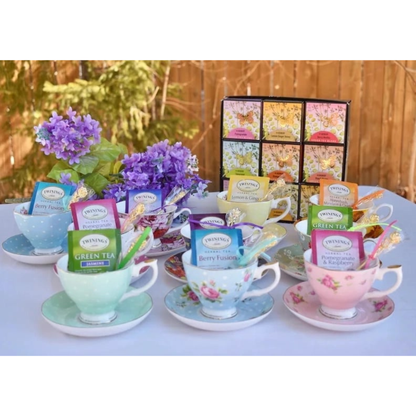 Vintage Mismatched Teacups Set
