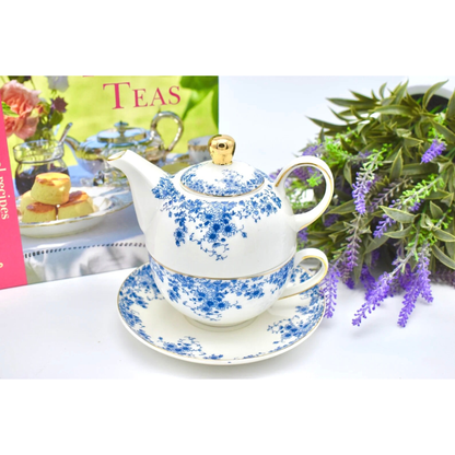 Petite Fleurs Tea for One Gift Set