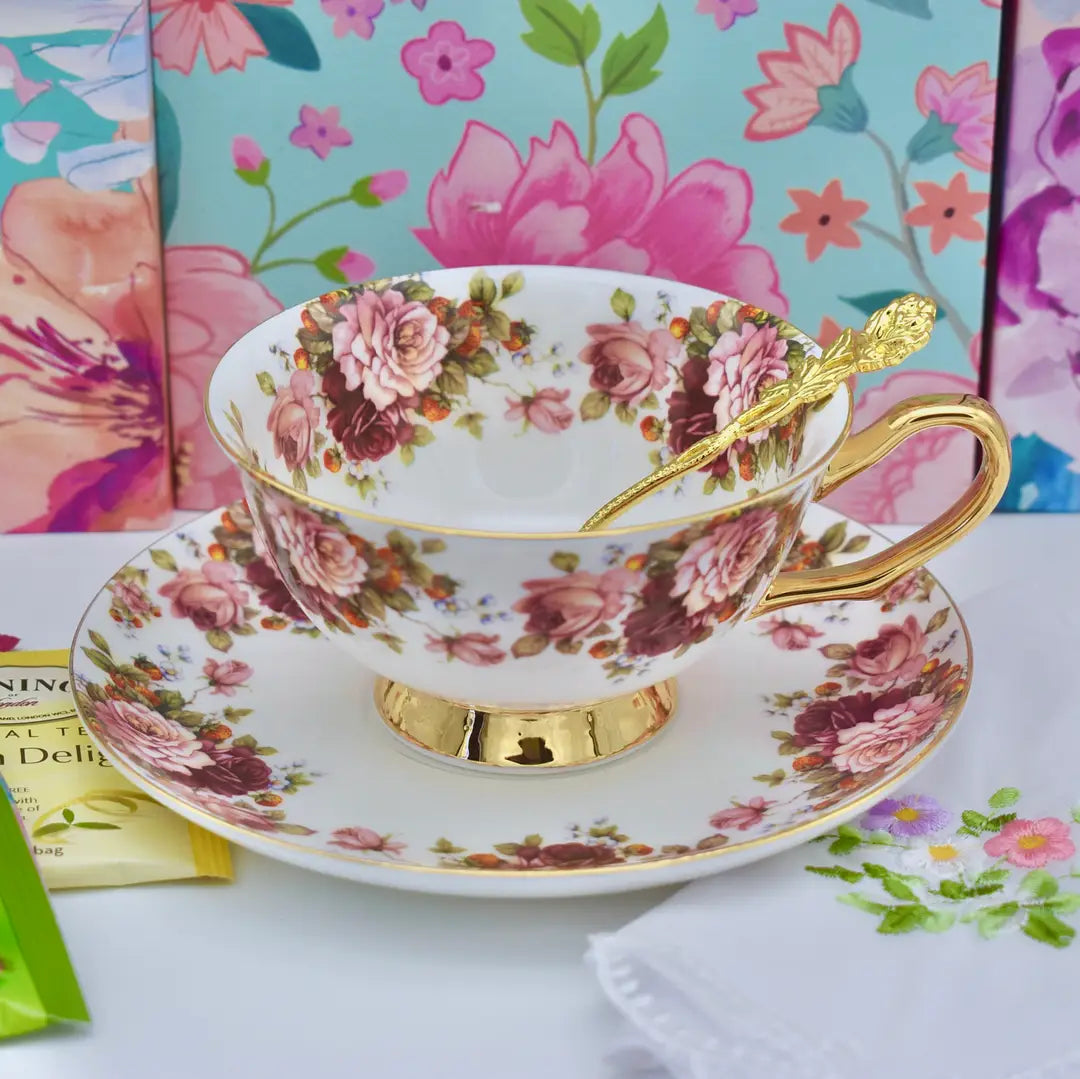 Bohemian Garden Teacup Gift Set