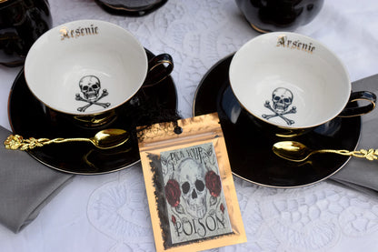 Skull and Bones Arsenic Teacup Gift Set