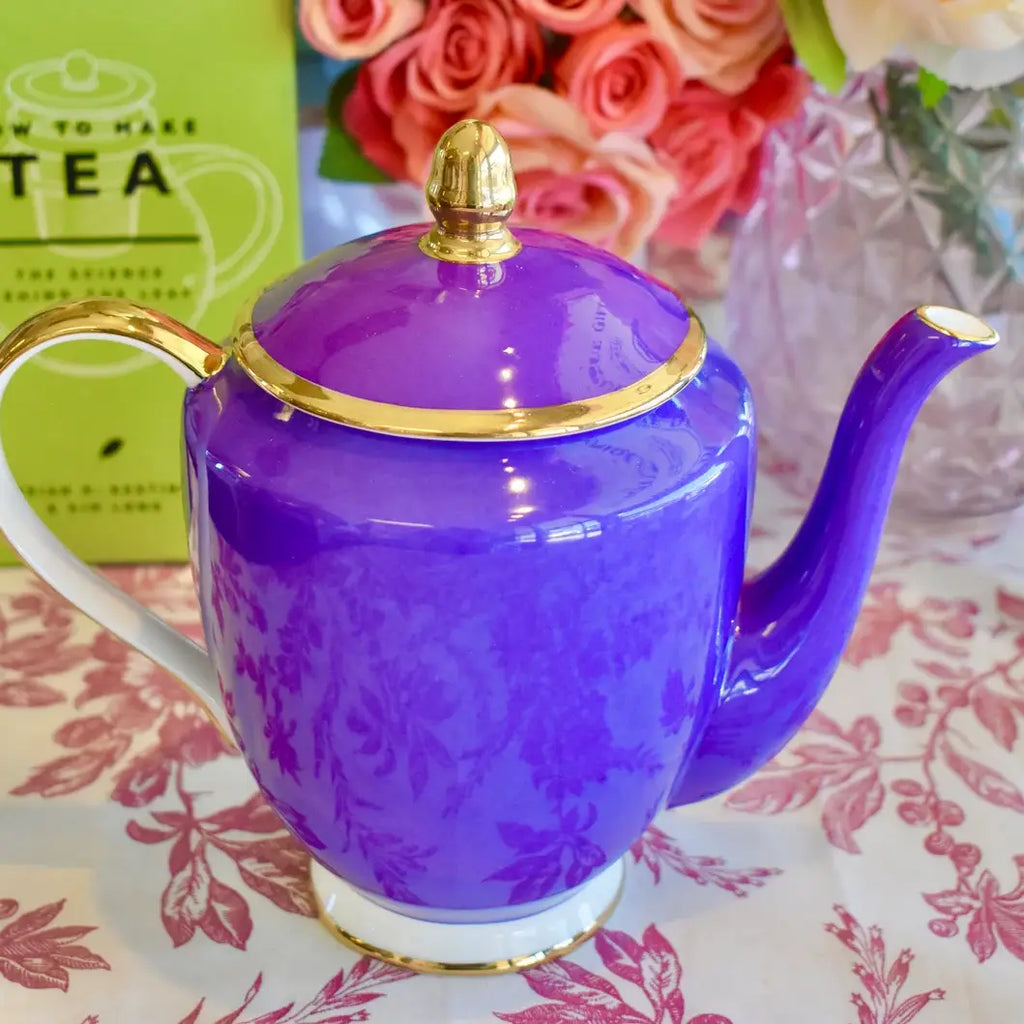 Timeless Beauty Purple Teapot
