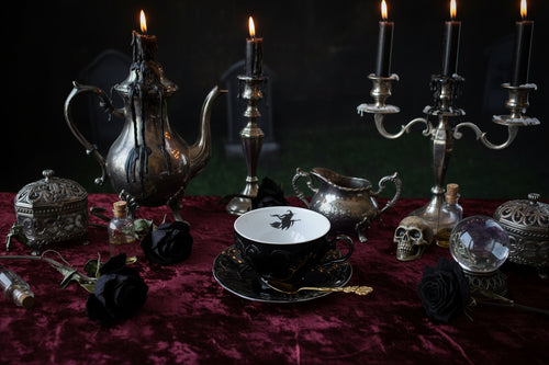 Flying Witch Teacup Gift Set