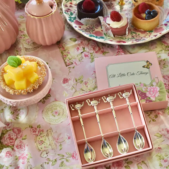 Silver Teapot Handle Teaspoon