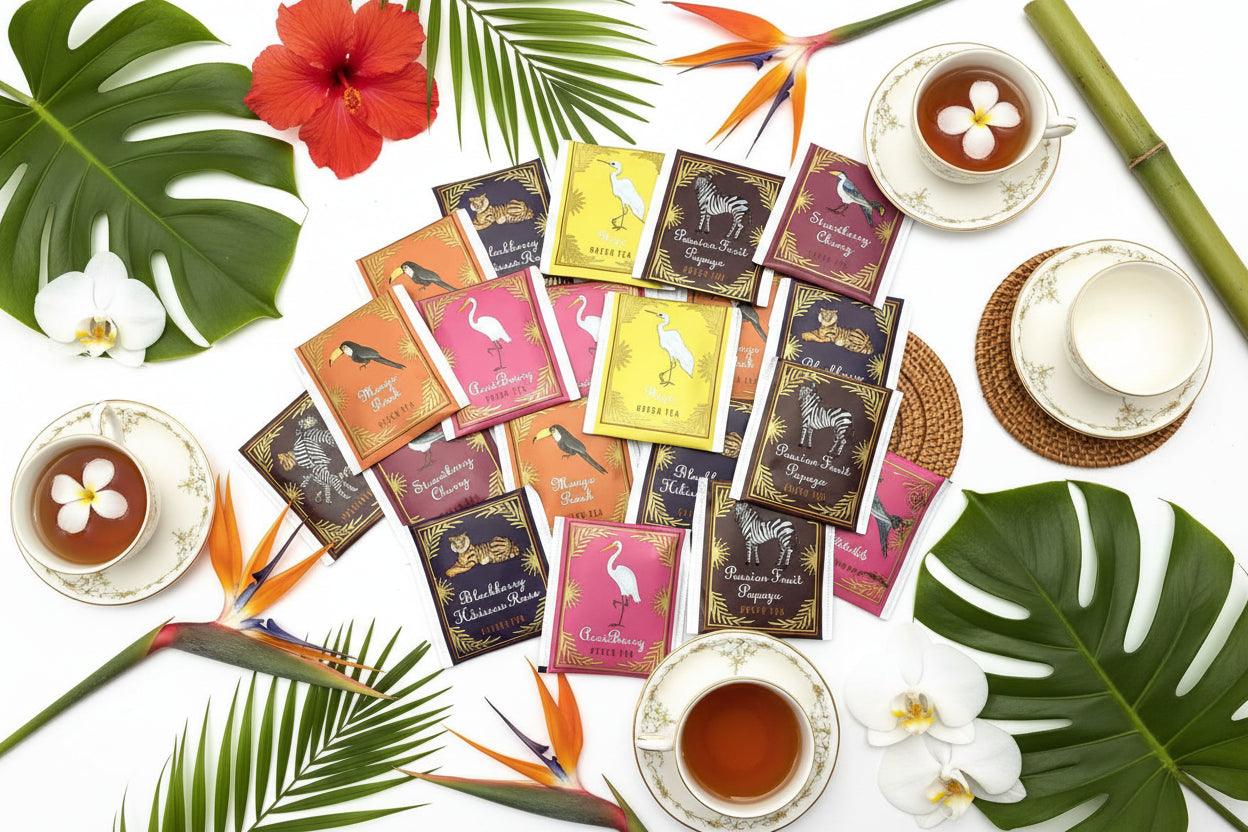 Tropical Wildlife Tea Packet Assortment