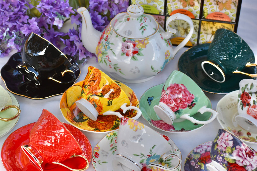 Mismatched Fiesta Teacups