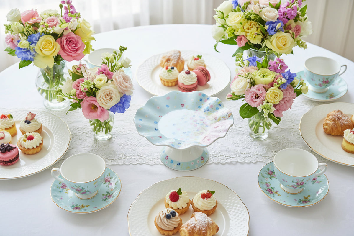 Bloom Pedestal Plate