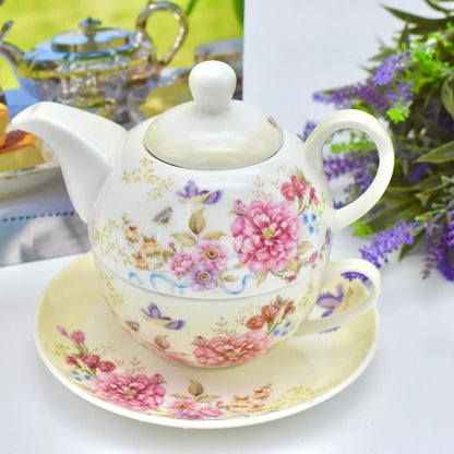 Pretty in my Garden Buttercup Yellow Tea For One Gift Set
