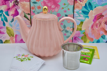 Timeless Beauty Blush Pink Teapot