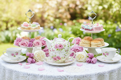 Chintz White Tea for One Gift Set