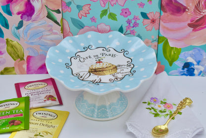 Cafe de Paris Pedestal Plate
