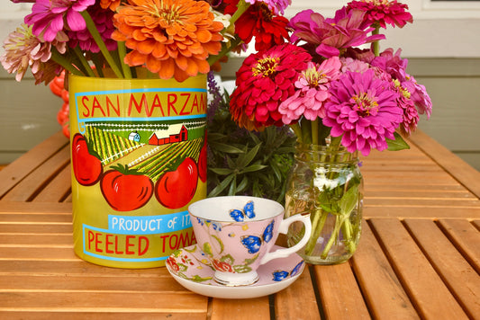 Renaissance Garden in Blossom Teacup Gift Set