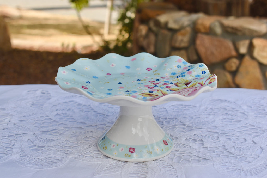 Bloom Pedestal Plate