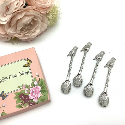 Silver Bird Handle Teaspoon