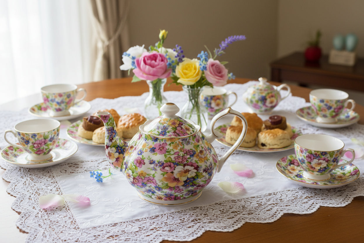 Chintz Garden Teapot