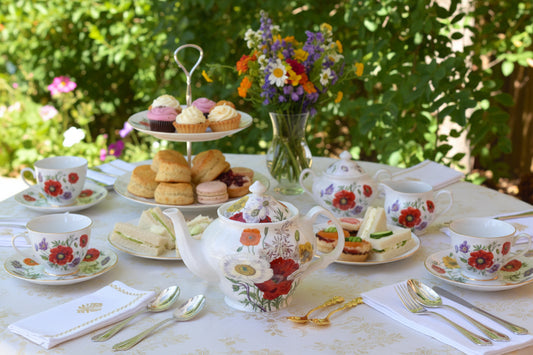 Poppy Flowers Teapot