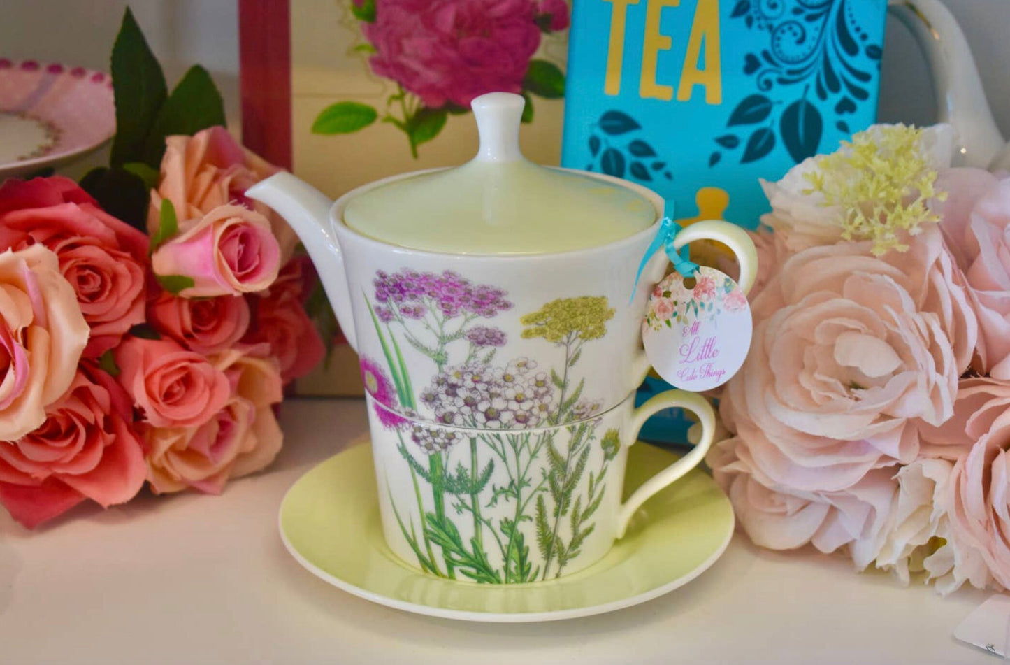 Wildflowers Tea for One Gift Set