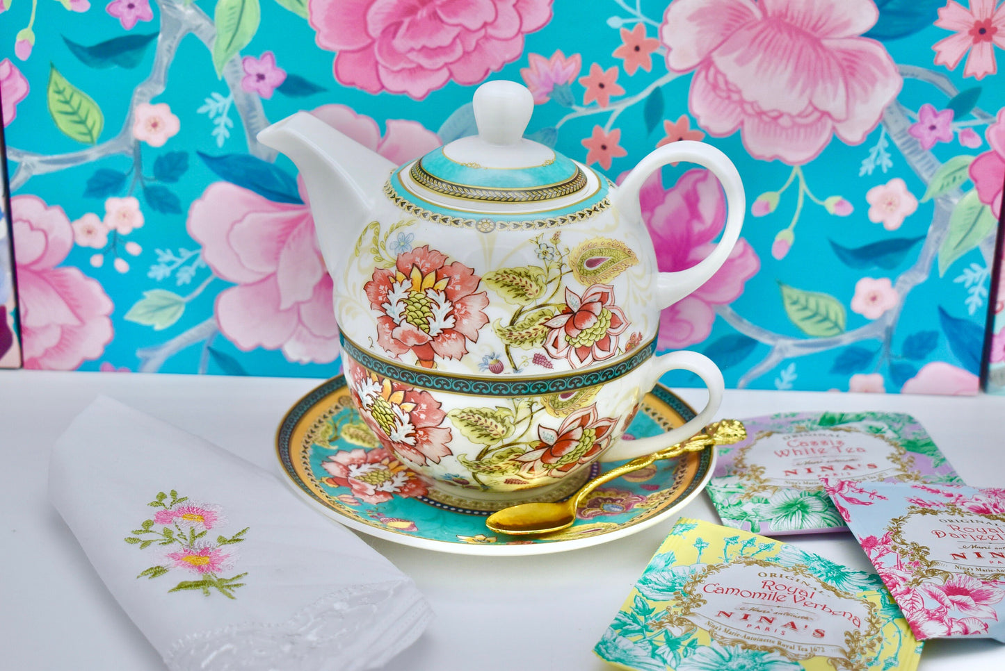 Blooming Garden Tea for One Gift Set