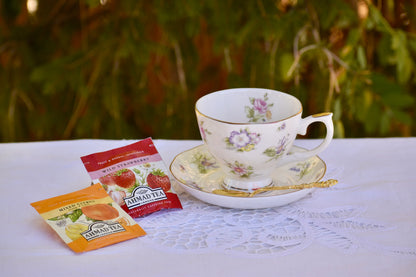 Country Rose Spring Meadow Teacup Gift Set