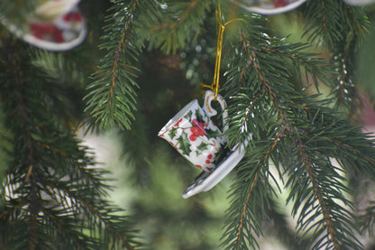 Tea Cup Ornament with Gift Box
